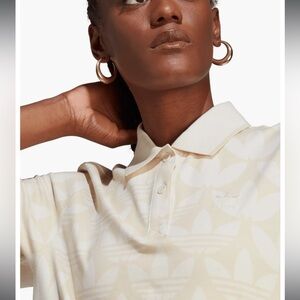 Adidas monogram polo dress